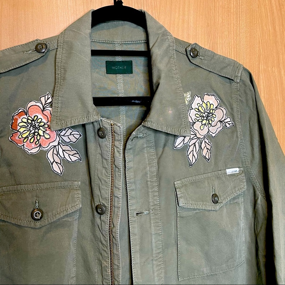 MOTHER Denim utility embellished jacket - Picture 4 of 11